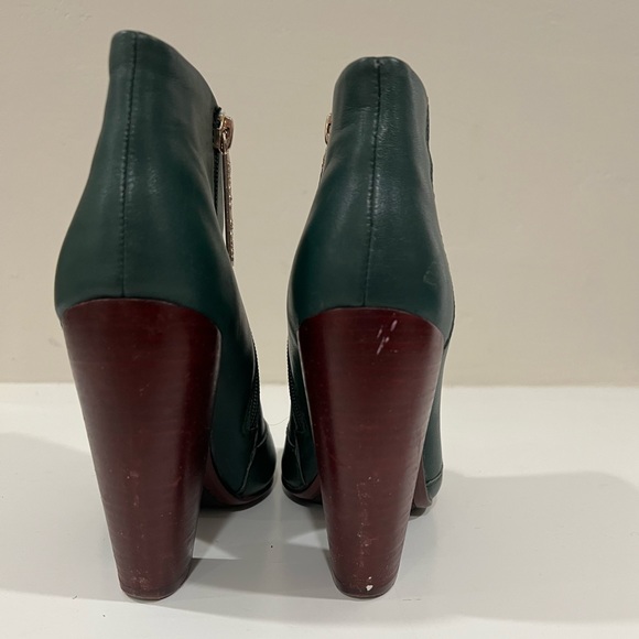 Paolo Conte Green Heeled Booties - Sz 35 - Picture 12 of 12